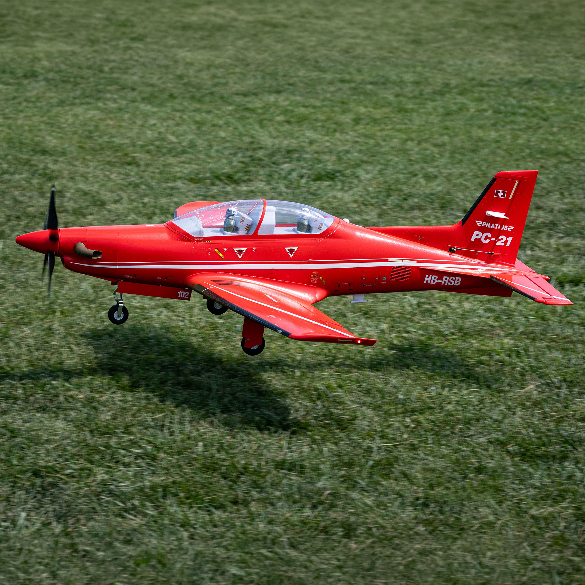 E-flite 1300mm Pilatus PC-21 BNF Basic with AS3X+ and SAFE Select-EFL14950