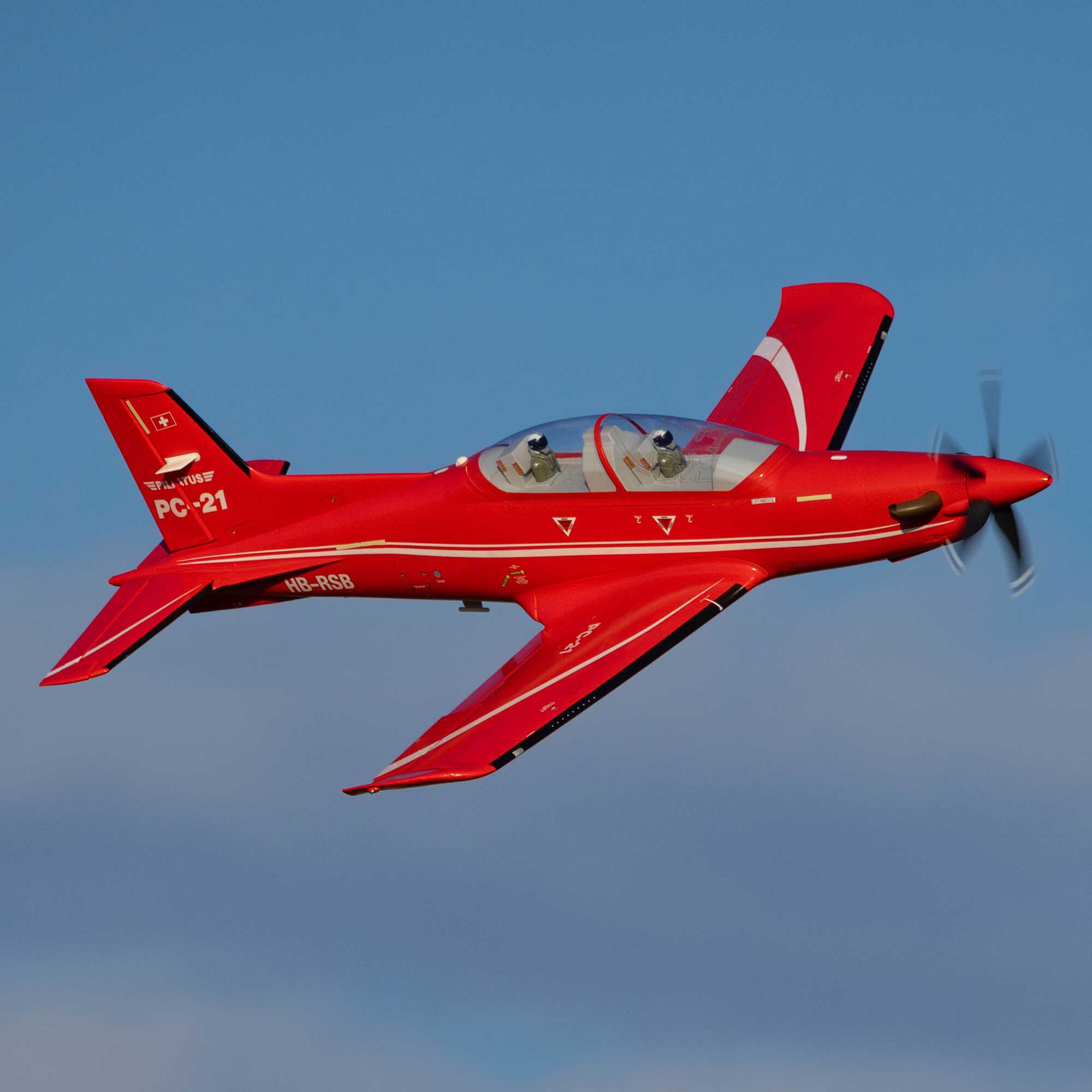 E-flite 1300mm Pilatus PC-21 BNF Basic with AS3X+ and SAFE Select-EFL14950