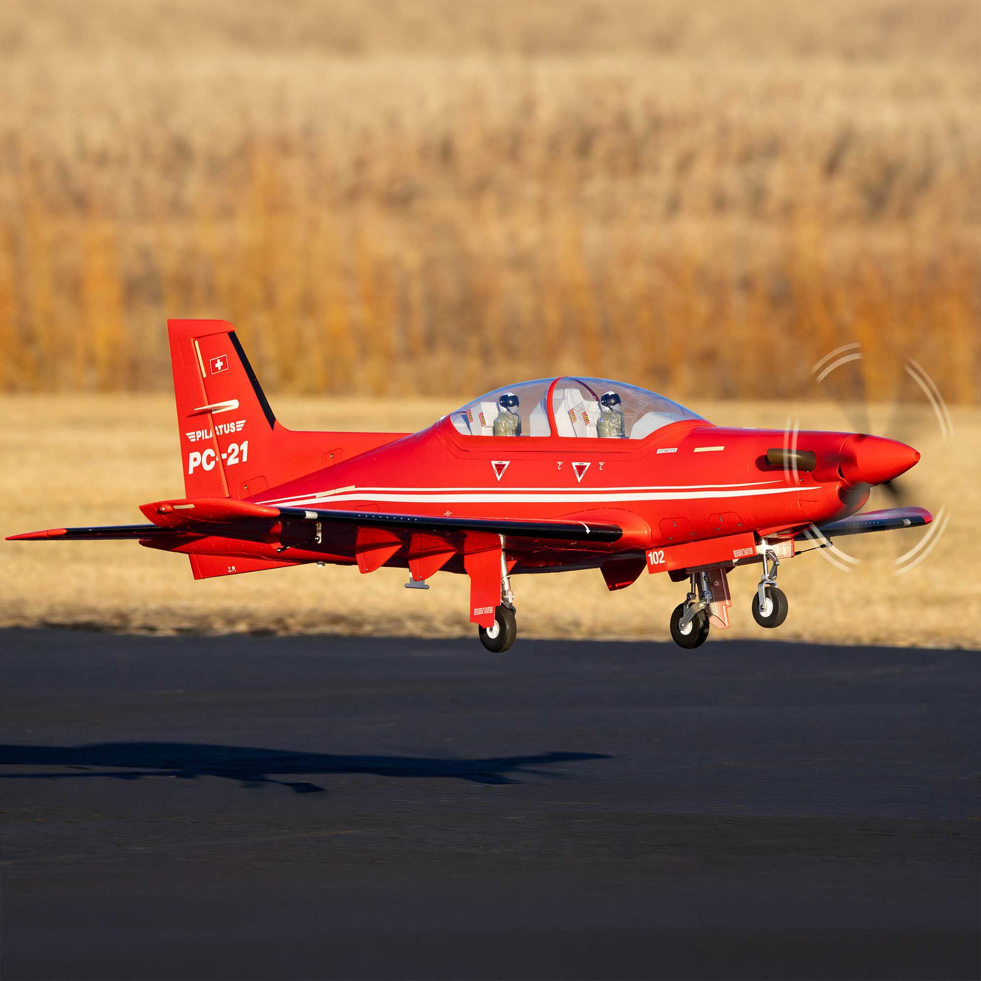 E-flite 1300mm Pilatus PC-21 BNF Basic with AS3X+ and SAFE Select-EFL14950