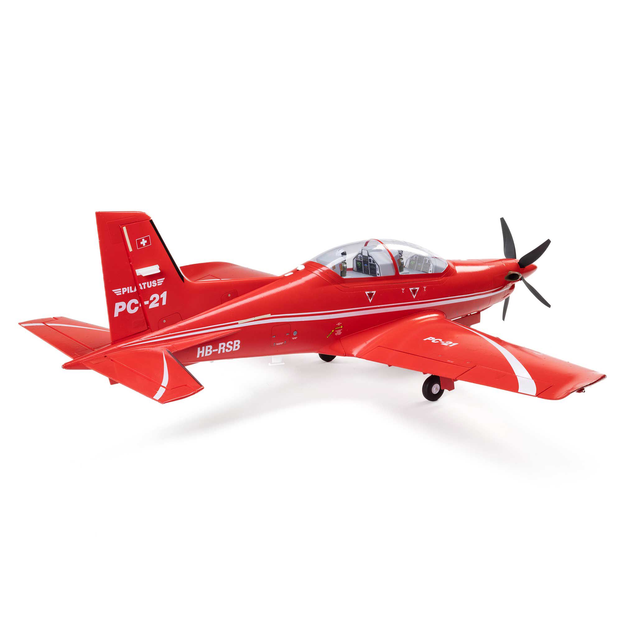 E-flite 1300mm Pilatus PC-21 BNF Basic with AS3X+ and SAFE Select-EFL14950