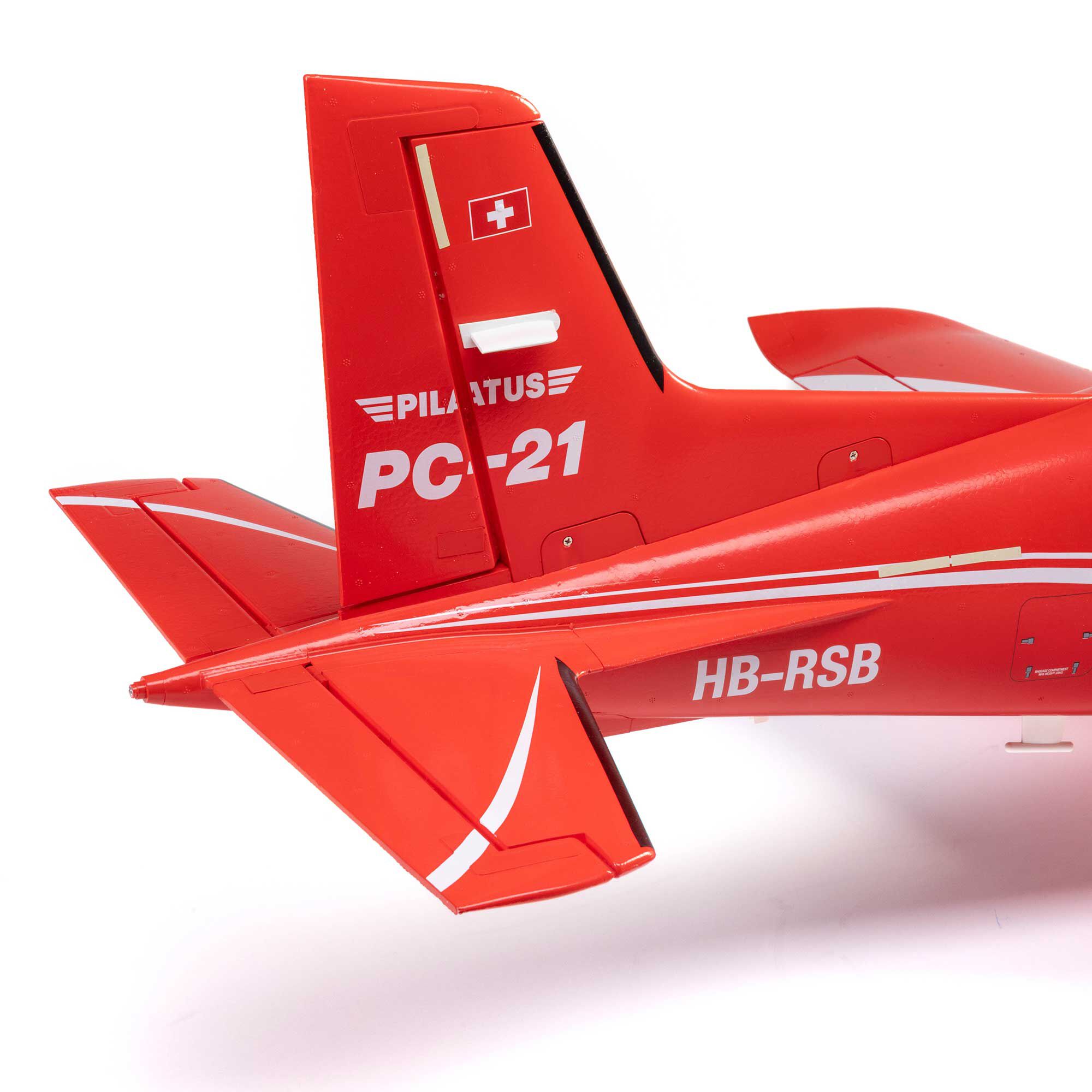 E-flite 1300mm Pilatus PC-21 BNF Basic with AS3X+ and SAFE Select-EFL14950