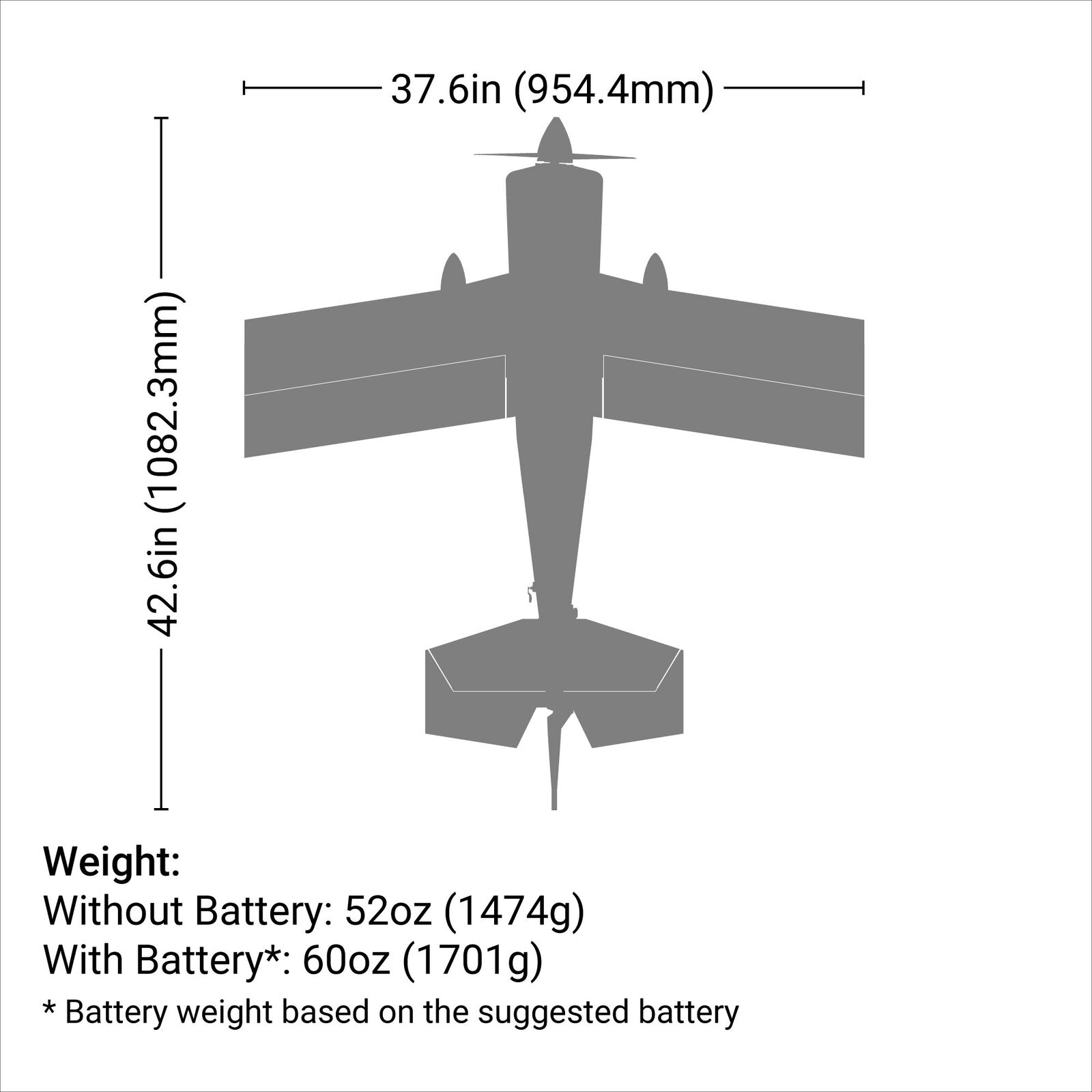 E-flite Ultimate 3D 950mm SMART BNF Basic w/AS3X & SAFE-EFL16550