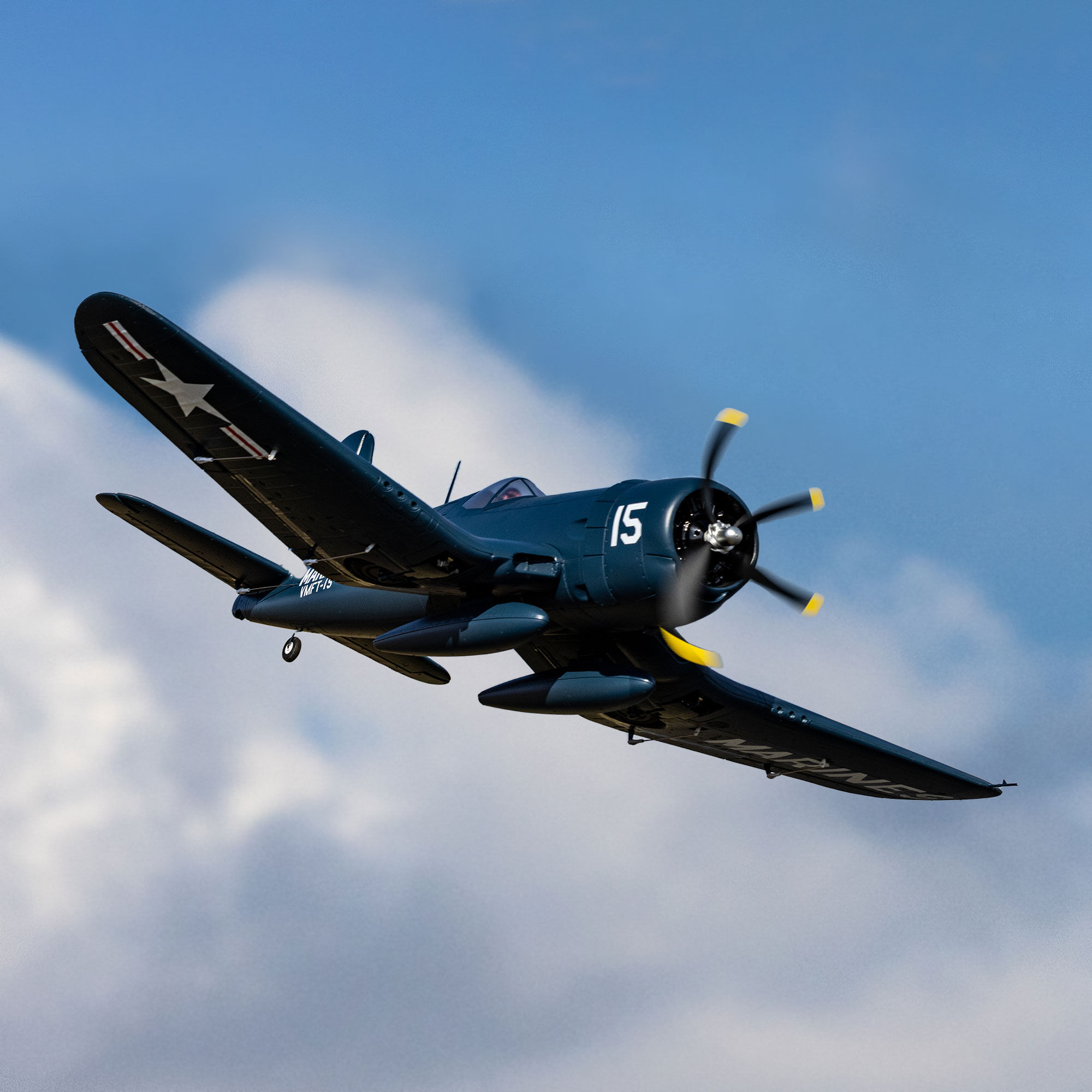 E-flite F4U-4 Corsair 1.2m BNF Basic with AS3X and SAFE Select-EFL18550