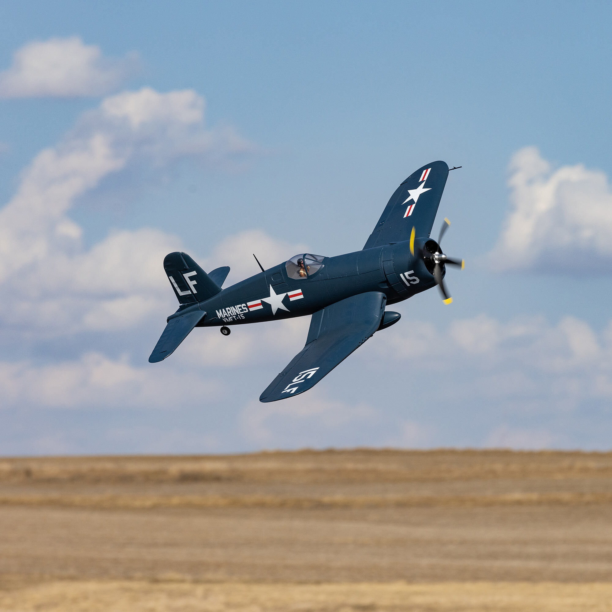 E-flite F4U-4 Corsair 1.2m BNF Basic with AS3X and SAFE Select-EFL18550