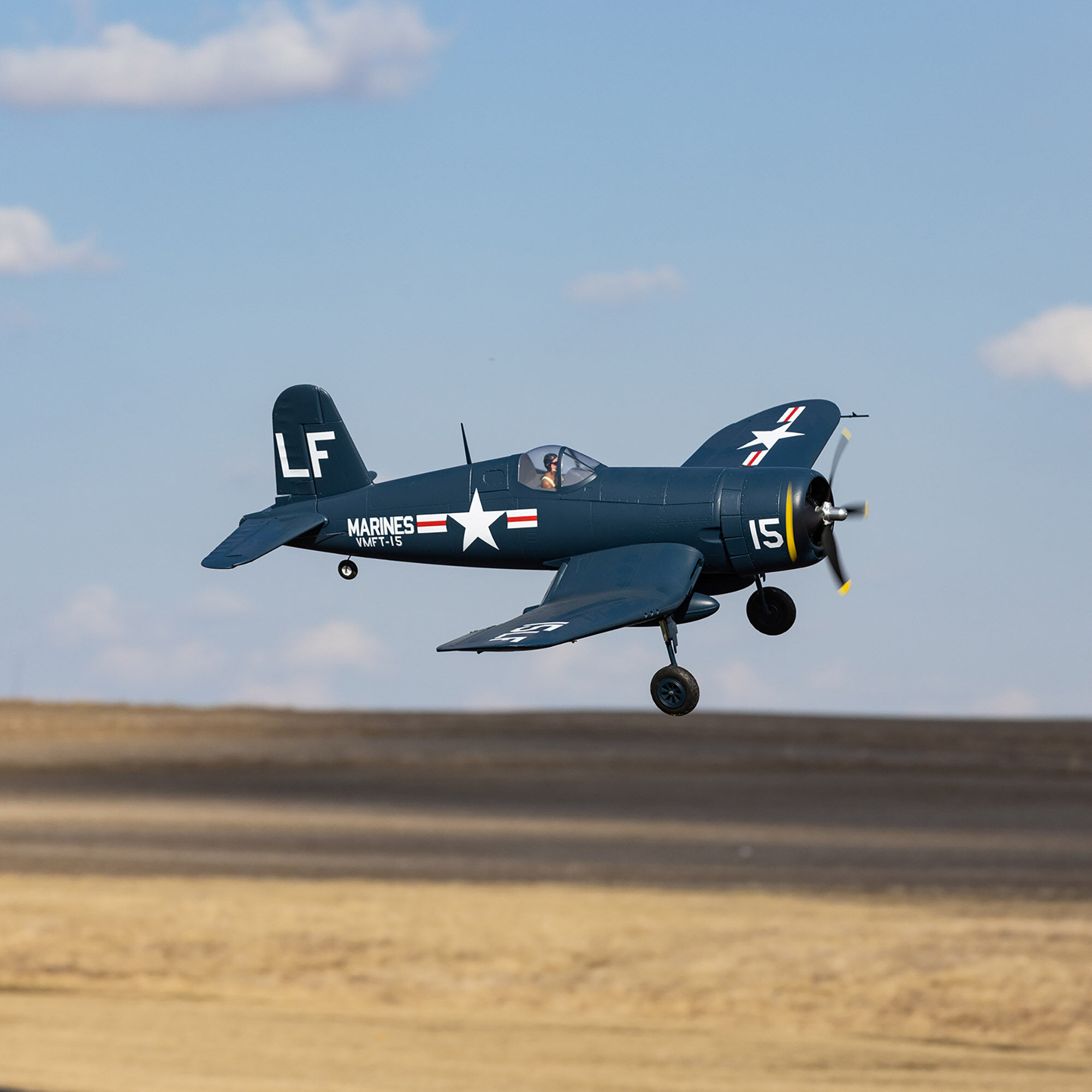 E-flite F4U-4 Corsair 1.2m BNF Basic with AS3X and SAFE Select-EFL18550