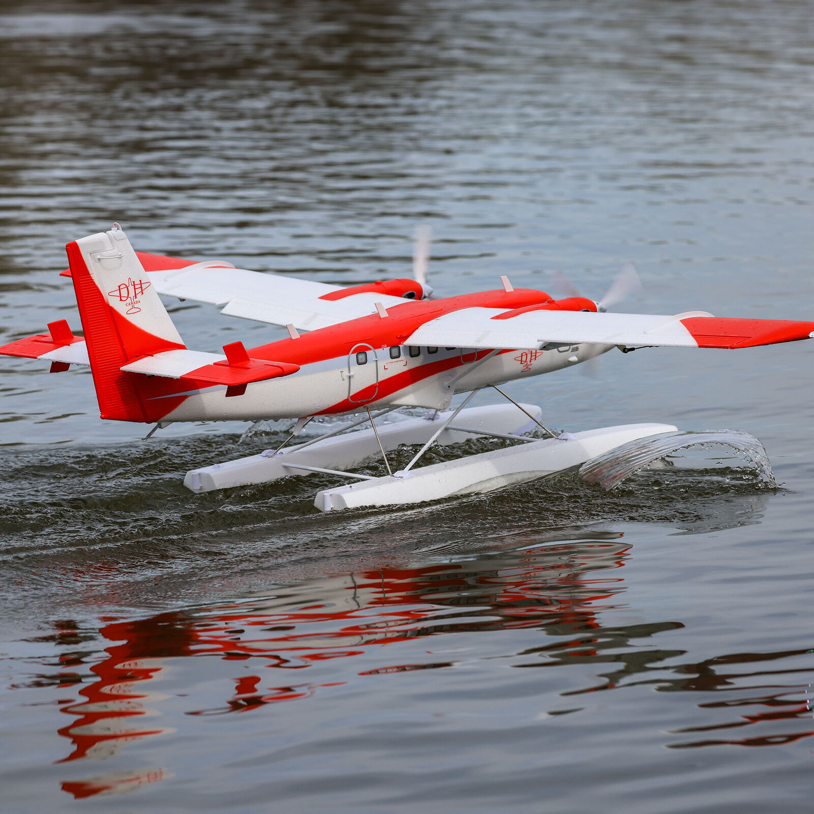 E-flite DHC-6 Twin Otter 1.4m PNP Combo with Floats-EFL32075CF