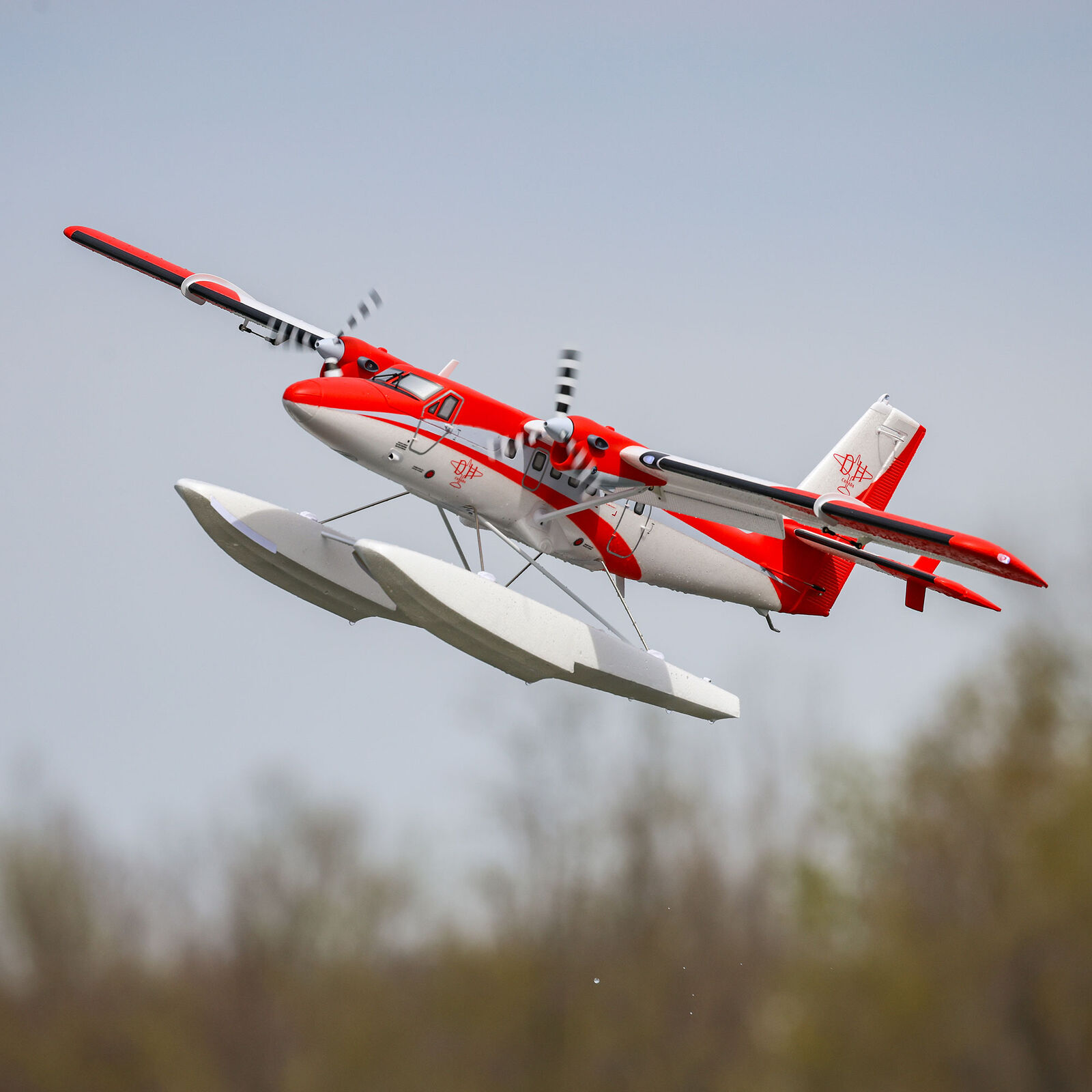E-flite DHC-6 Twin Otter 1.4m PNP Combo with Floats-EFL32075CF