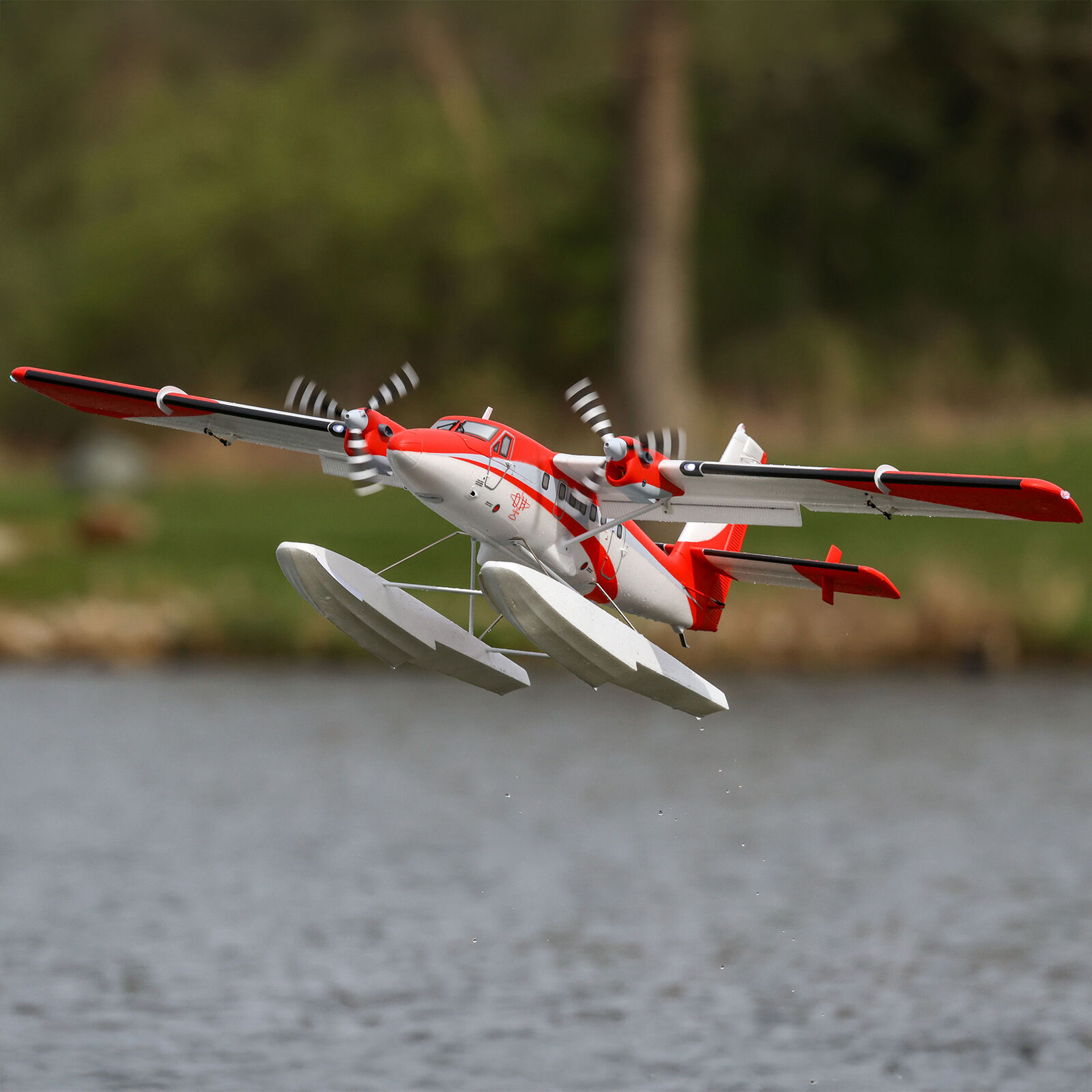 E-flite DHC-6 Twin Otter 1.4m PNP Combo with Floats-EFL32075CF