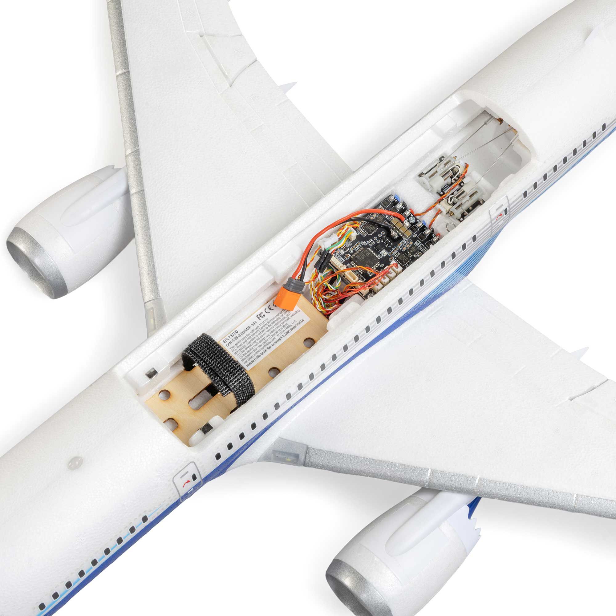 E-flite Boeing 787-8 Dreamliner Twin 30mm EDF BNF Basic with AS3X and SAFE Select