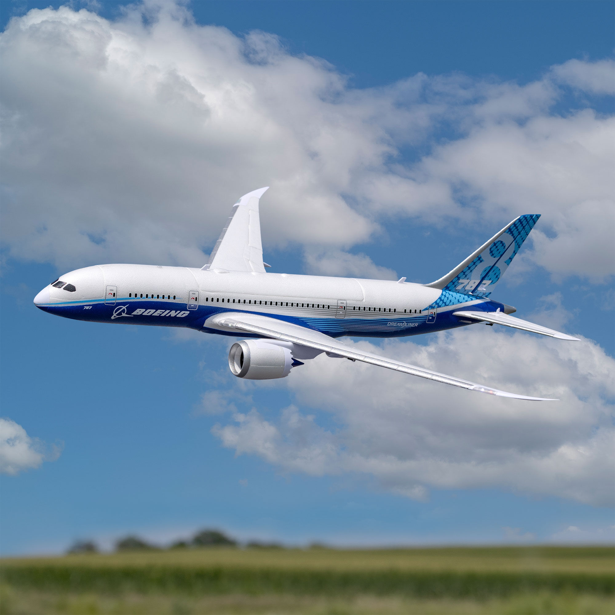 E-flite Boeing 787-8 Dreamliner Twin 30mm EDF BNF Basic with AS3X and SAFE Select