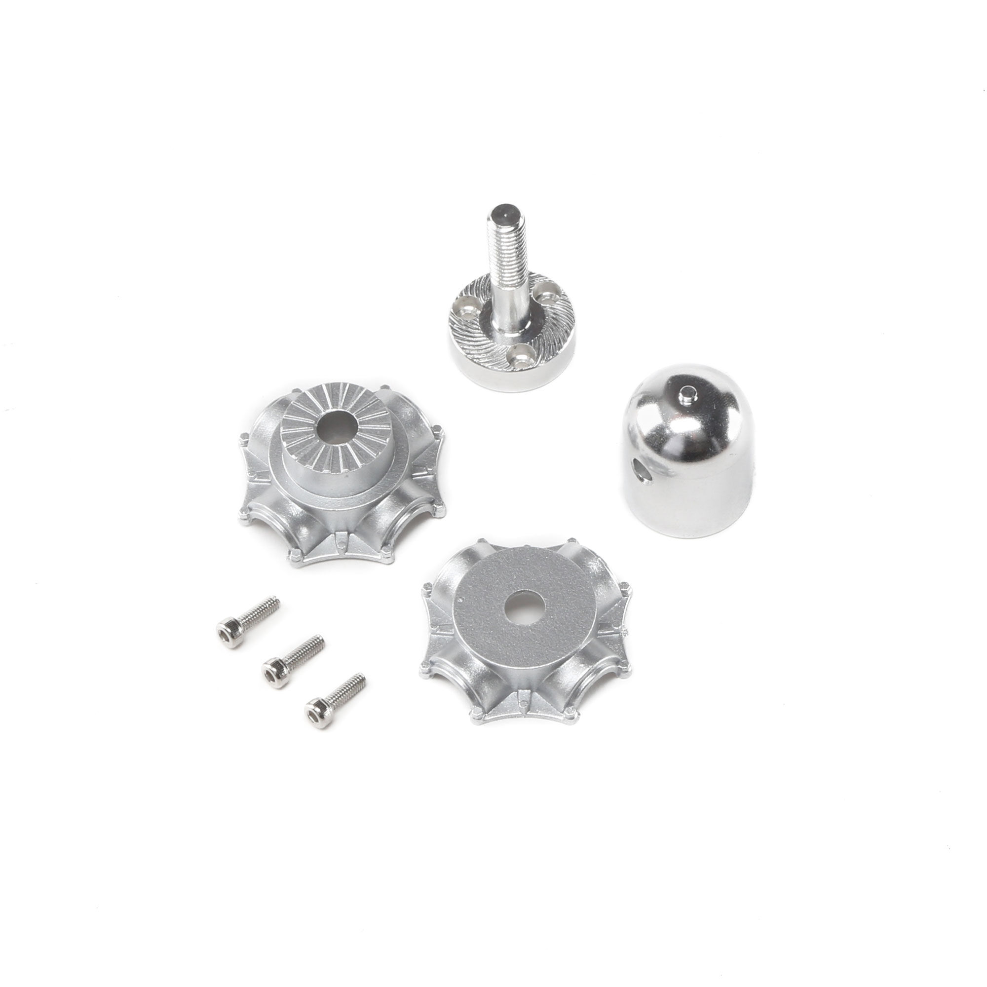 E-flite Prop Adapter, Aluminm Spinner, Plastic Hub: P-47 1.2m-EFL8457
