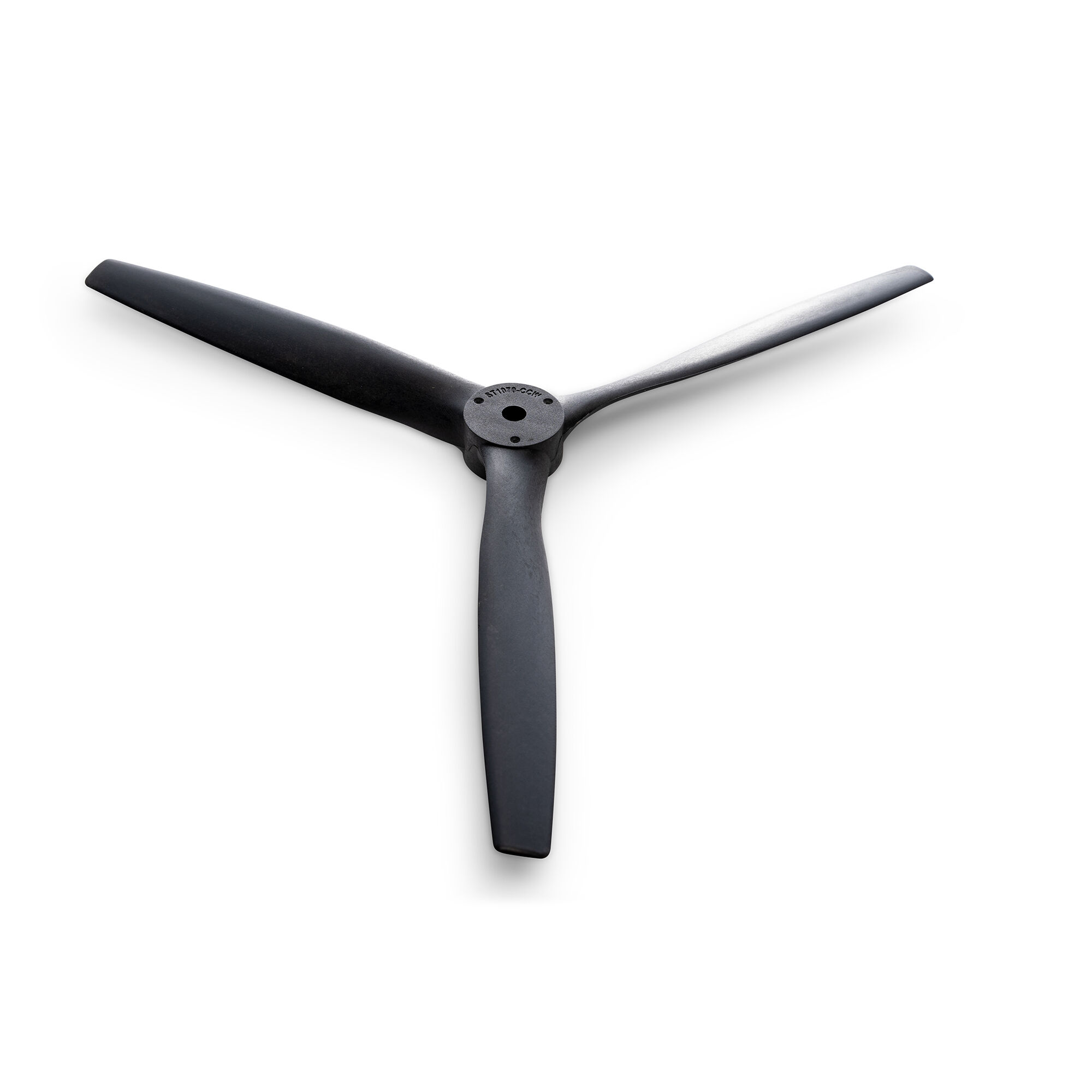 E-flite 10x7 3-Blade Propeller, CCW (Green Adapter)-EFLP10073BCC