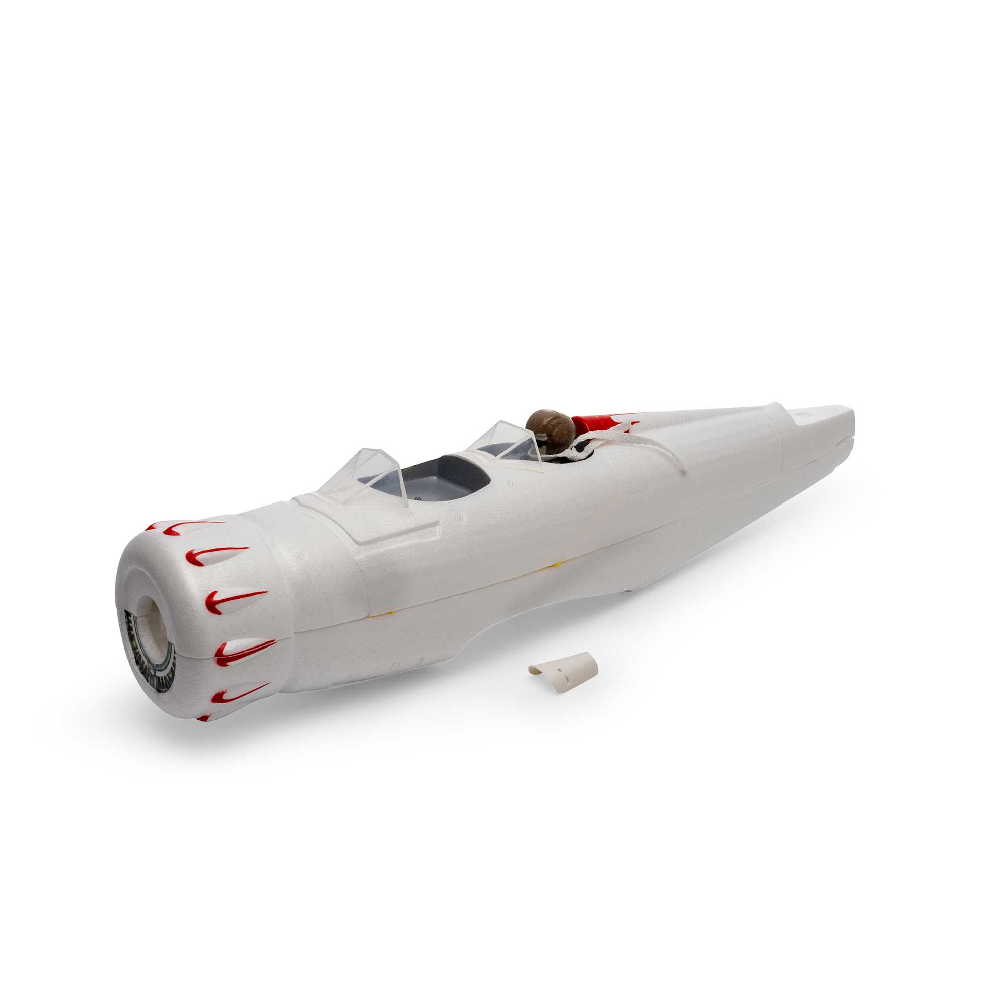 E-flite Fuselage w/ Hatch: UMX WACO, White-EFLU05351