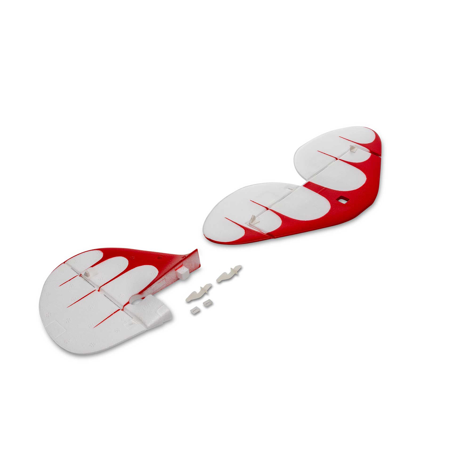 E-flite Tail Set: UMX WACO, White-EFLU05353