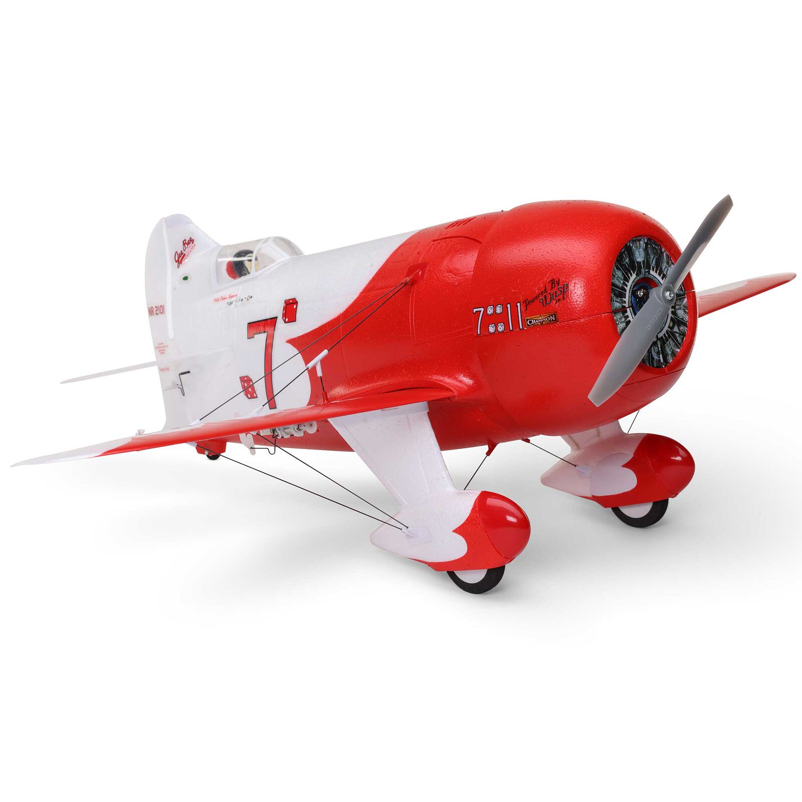 E-flite UMX Gee Bee R-2 510mm BNF Basic with AS3X and SAFE Select-EFLU61500