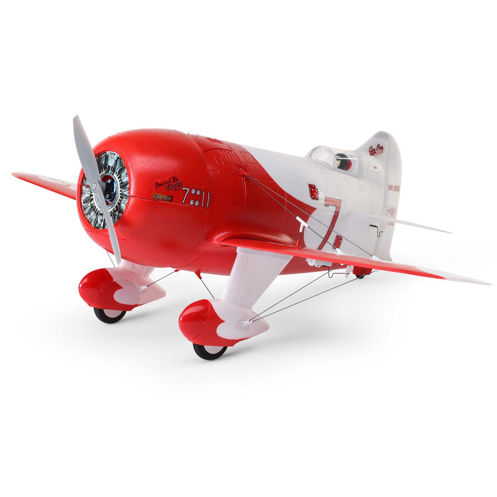 E-flite UMX Gee Bee R-2 510mm BNF Basic with AS3X and SAFE Select-EFLU61500