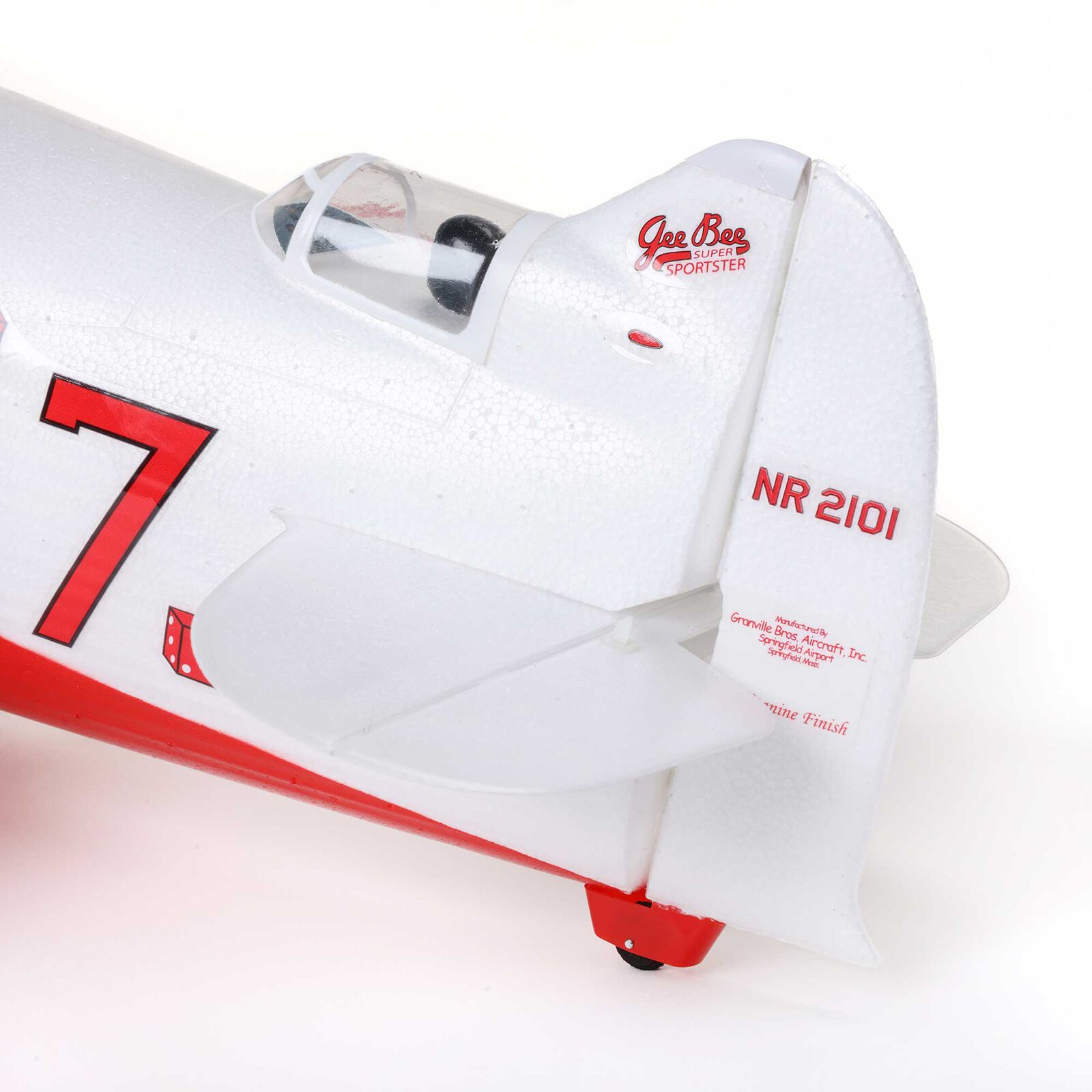 E-flite UMX Gee Bee R-2 510mm BNF Basic with AS3X and SAFE Select-EFLU61500