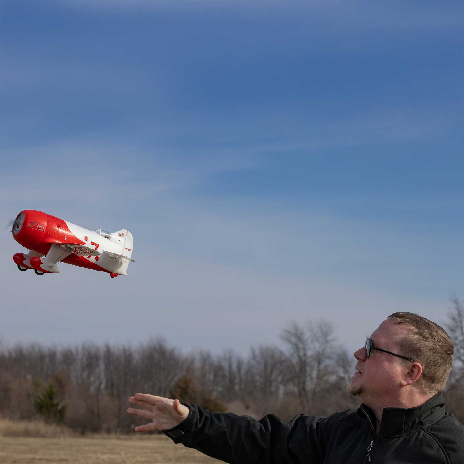 E-flite UMX Gee Bee R-2 510mm BNF Basic with AS3X and SAFE Select-EFLU61500