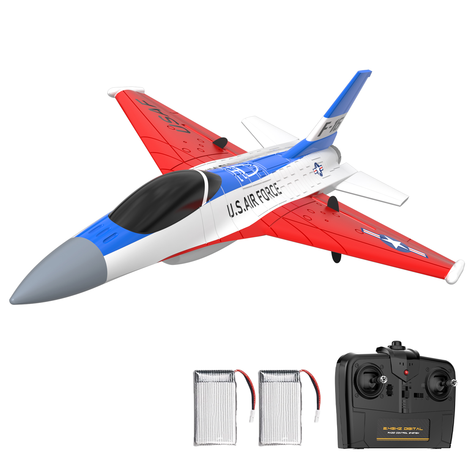 VOLANTEXRC 400mm F16 Fighting Falcon 3CH w/ gyro RTF-76209