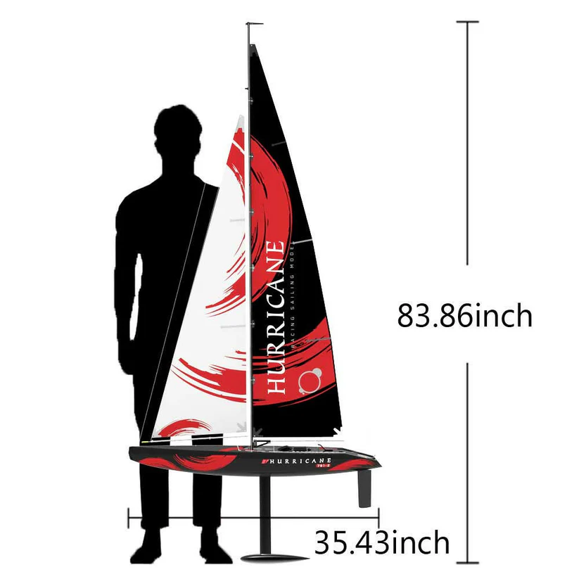 VOLANTEX Hurricane 1M Sailboat RTR-EXA79102R