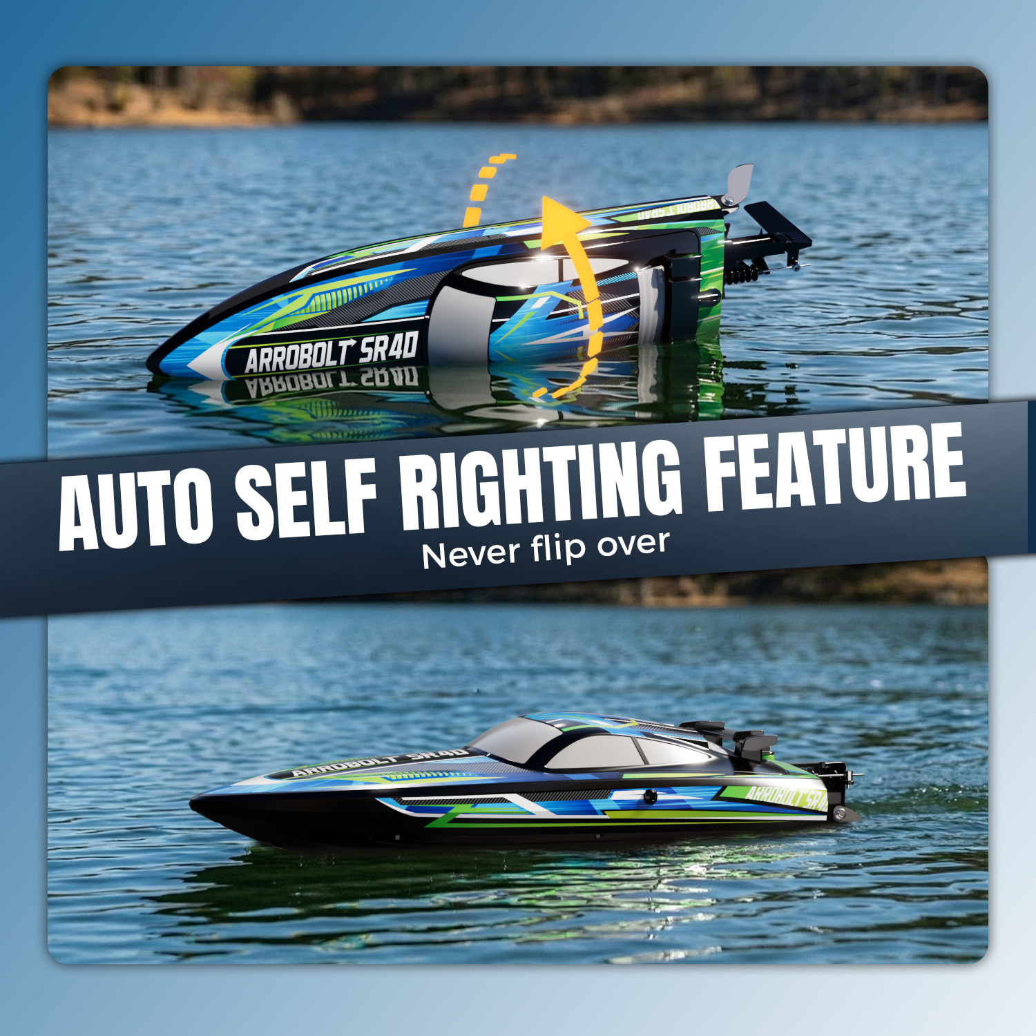 VOLANTEXRC Arrobolt SR 40 Brushless RTR(Blue)-79707