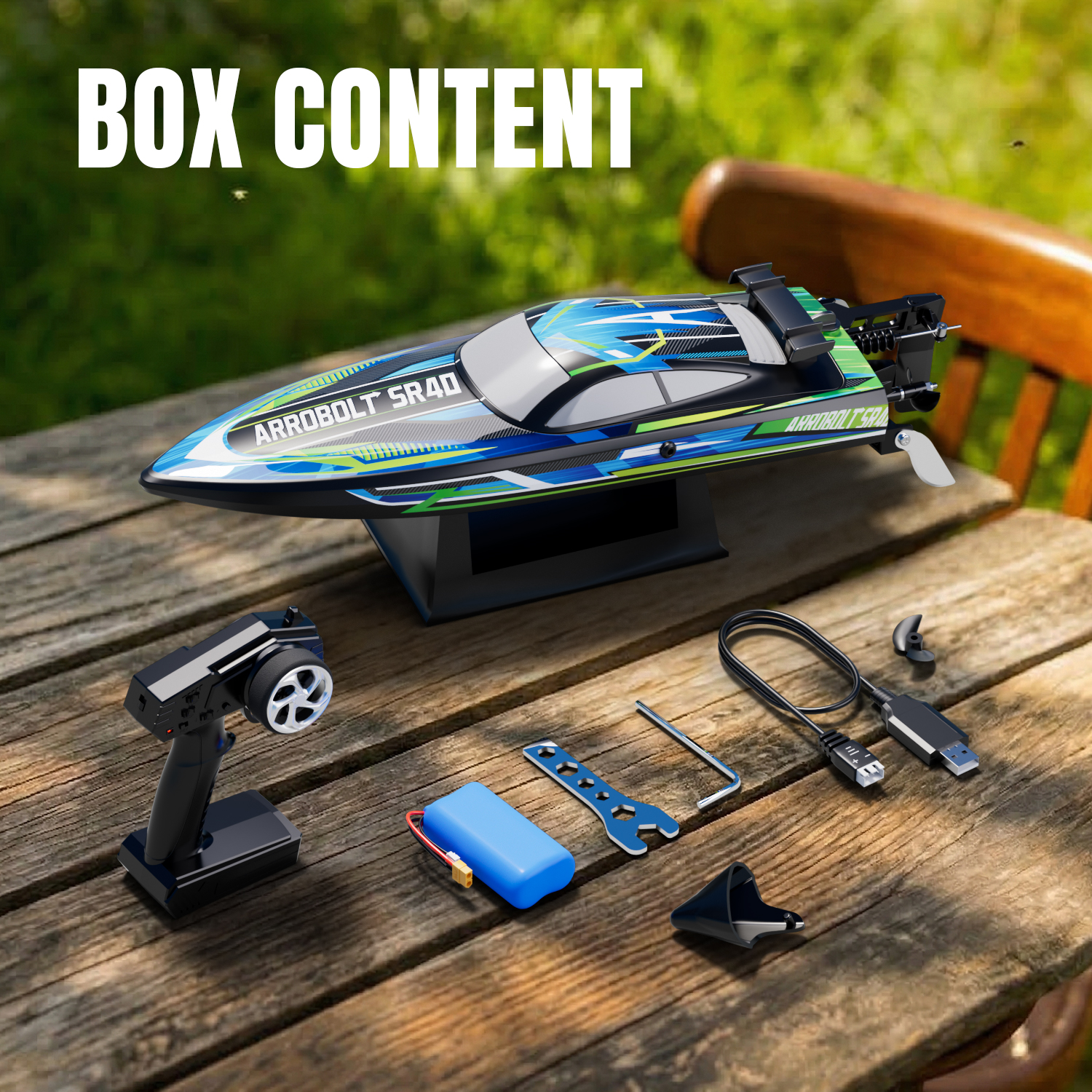VOLANTEXRC Arrobolt SR 40 Brushless RTR(Blue)-79707