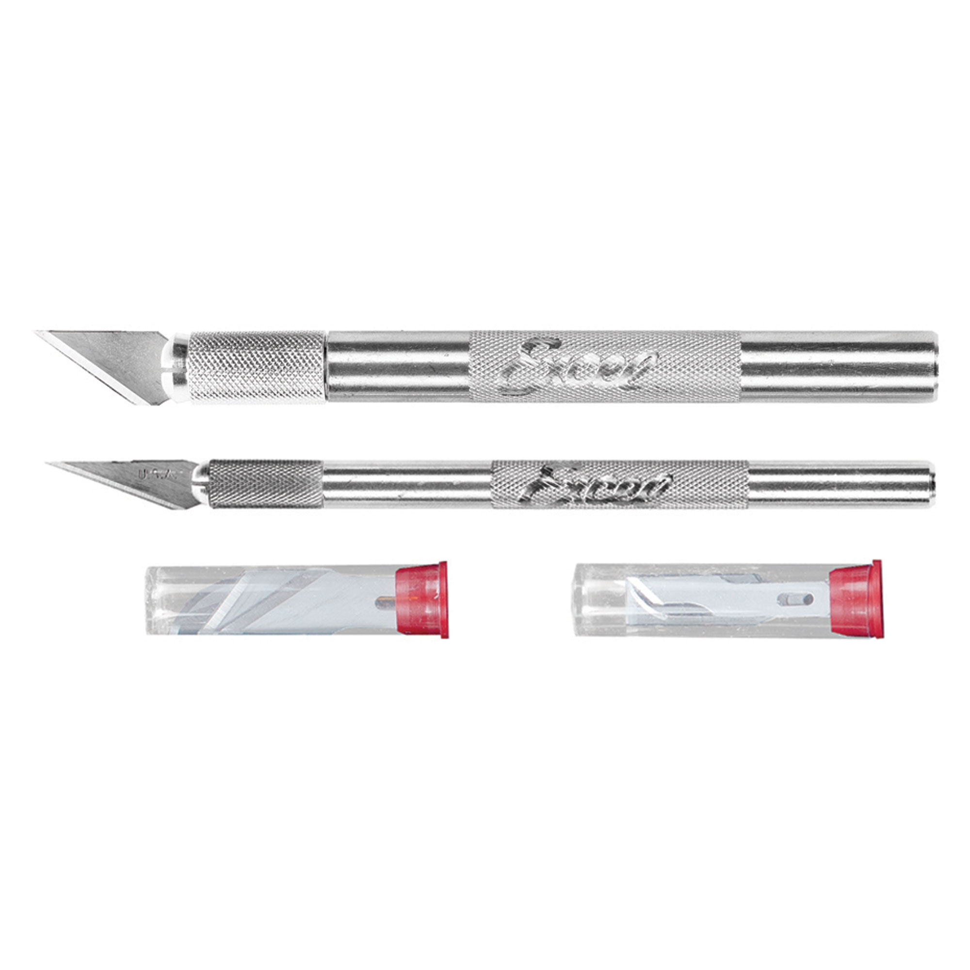 Excel Hobby Blade Corp Hobby Knife Set:K1 & K2 with 10 Blades-EXL19062