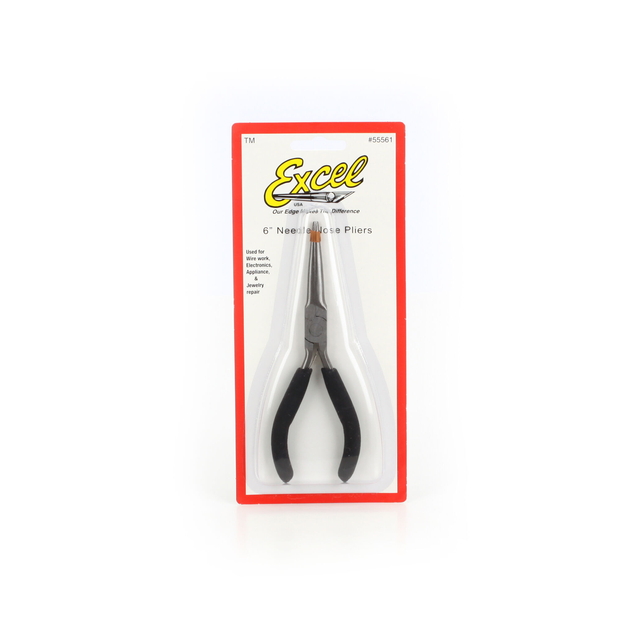 Excel Hobby Blade Corp Pliers,6" Long Needle Nose-EXL55561