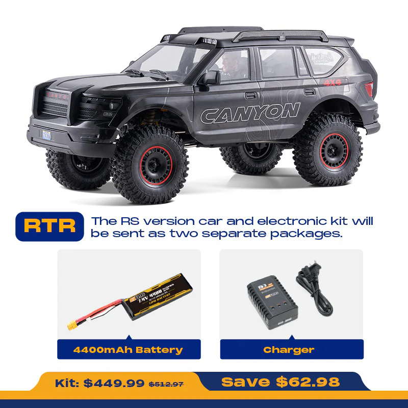FMS 1:10 Canyon RS Off-Road Crawler-FMS11041RSBK