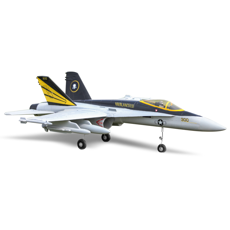 FMS F18 PNP V2, Gray, 64mm EDF-HOBBY ZONE