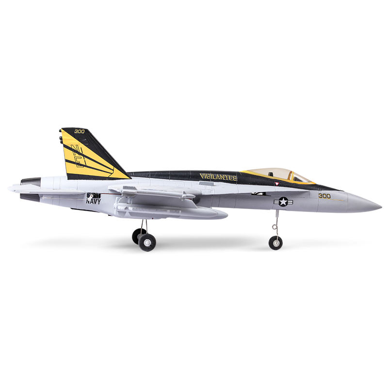 FMS F18 PNP V2, Gray, 64mm EDF-HOBBY ZONE