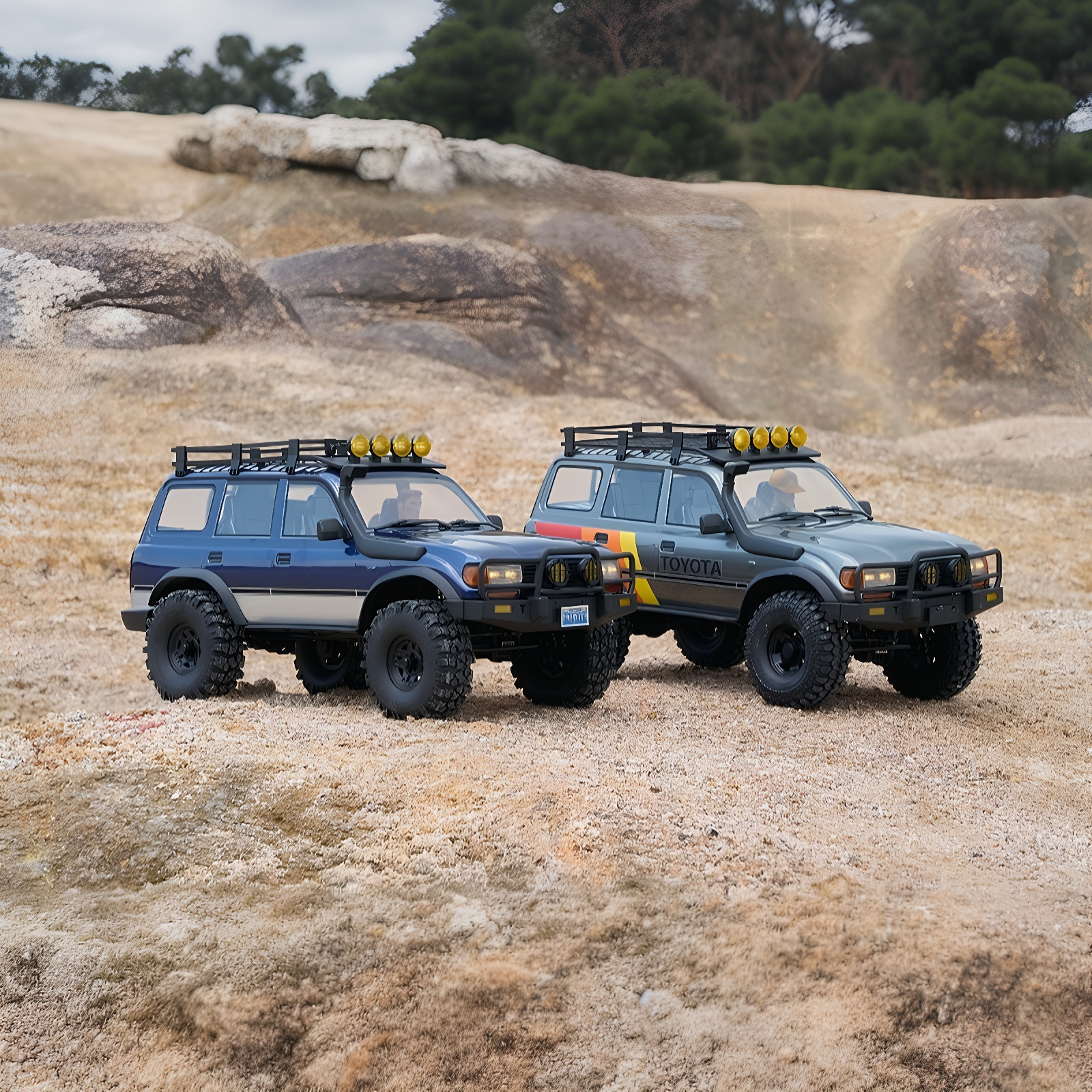 FMS 1:10 FCX10 LC80 Pro Brushless Toyota Land Cruiser RS-FMS11061RSBU-PROV2