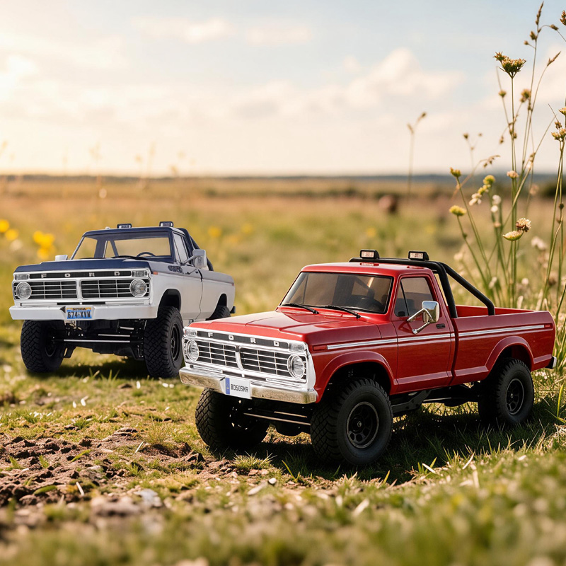 FMS 1:18 FCX18 II Ford F-100 RC Crawler RTR Brushed (199mm Wheelbase)-118L01BDBUWH