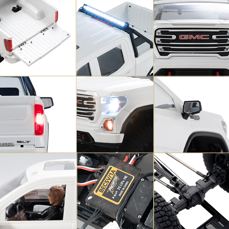 FMS 1:18 FCX18 Sierra RTR-FMS11853RTRWH-BL