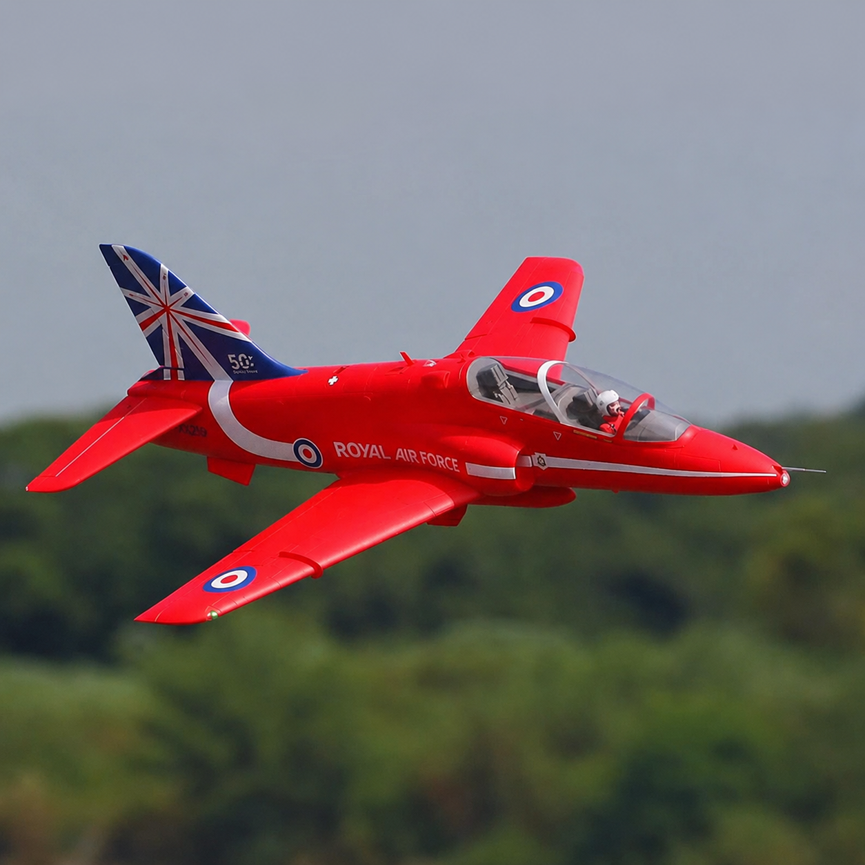 FMS 80mm BAE Hawk Red Arrow EDF PNP