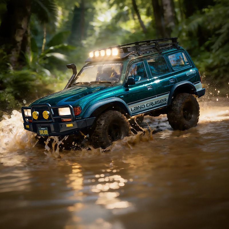 FMS 1:10 FCX10 OVR LC80 Brushless RS RC Crawler-FMS11042RSGN-BL