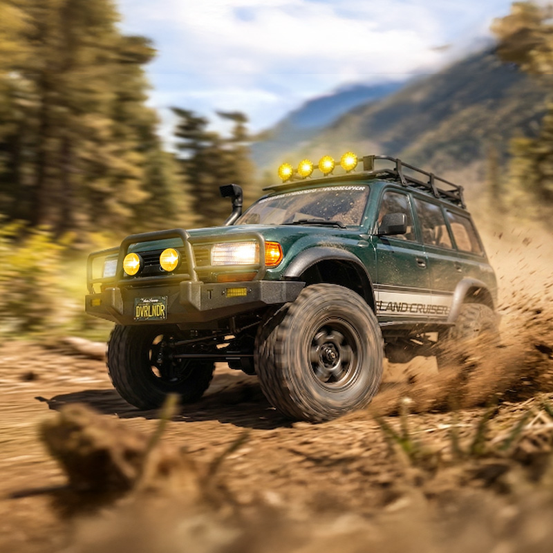 FMS 1:10 FCX10 OVR LC80 Brushless RS RC Crawler-FMS11042RSGN-BL