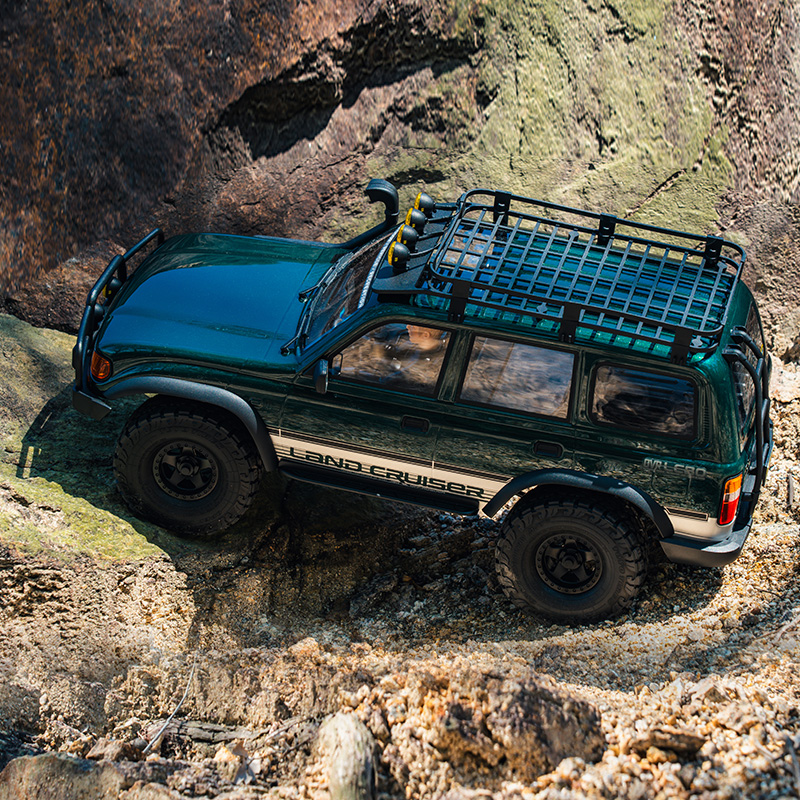 FMS 1:10 FCX10 OVR LC80 Brushless RS RC Crawler-FMS11042RSGN-BL