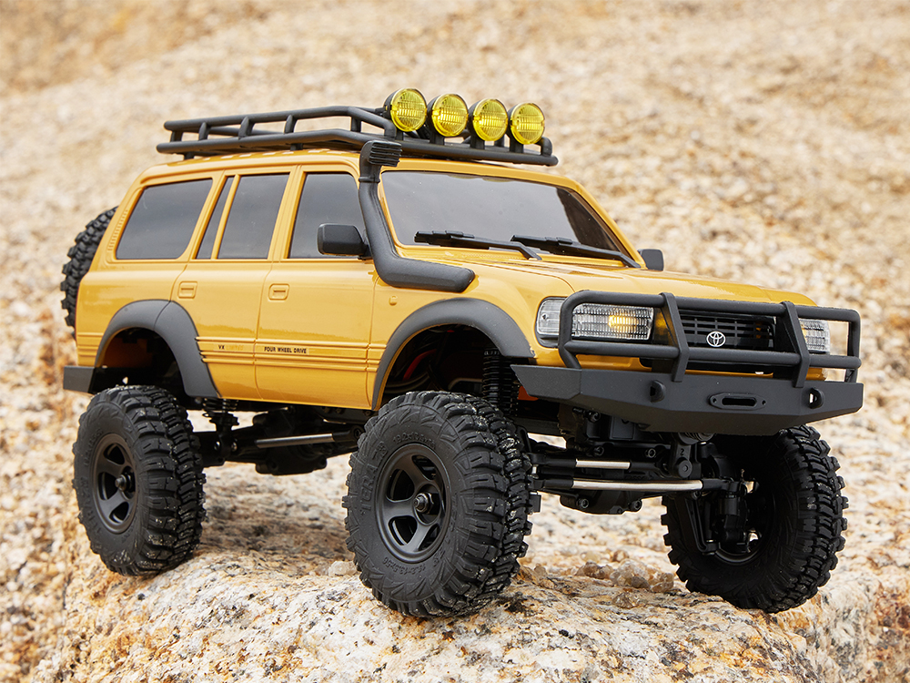 1/18 Toyota LC80 RC Crawler | RTR All-Terrain RC Car | FMS