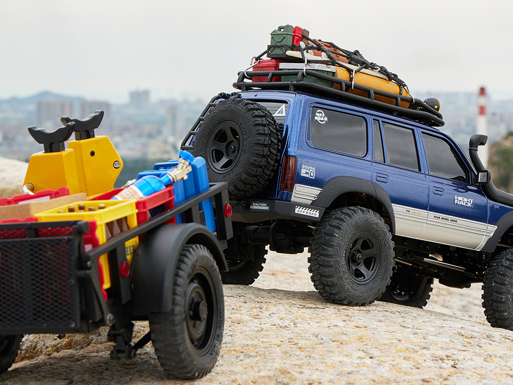 FMS Toyota LC80 ランドクルーザー FCX18 RTR 1/18 Toyota LC80 RC Crawler | RTR All-Terrain RC Car | FMS