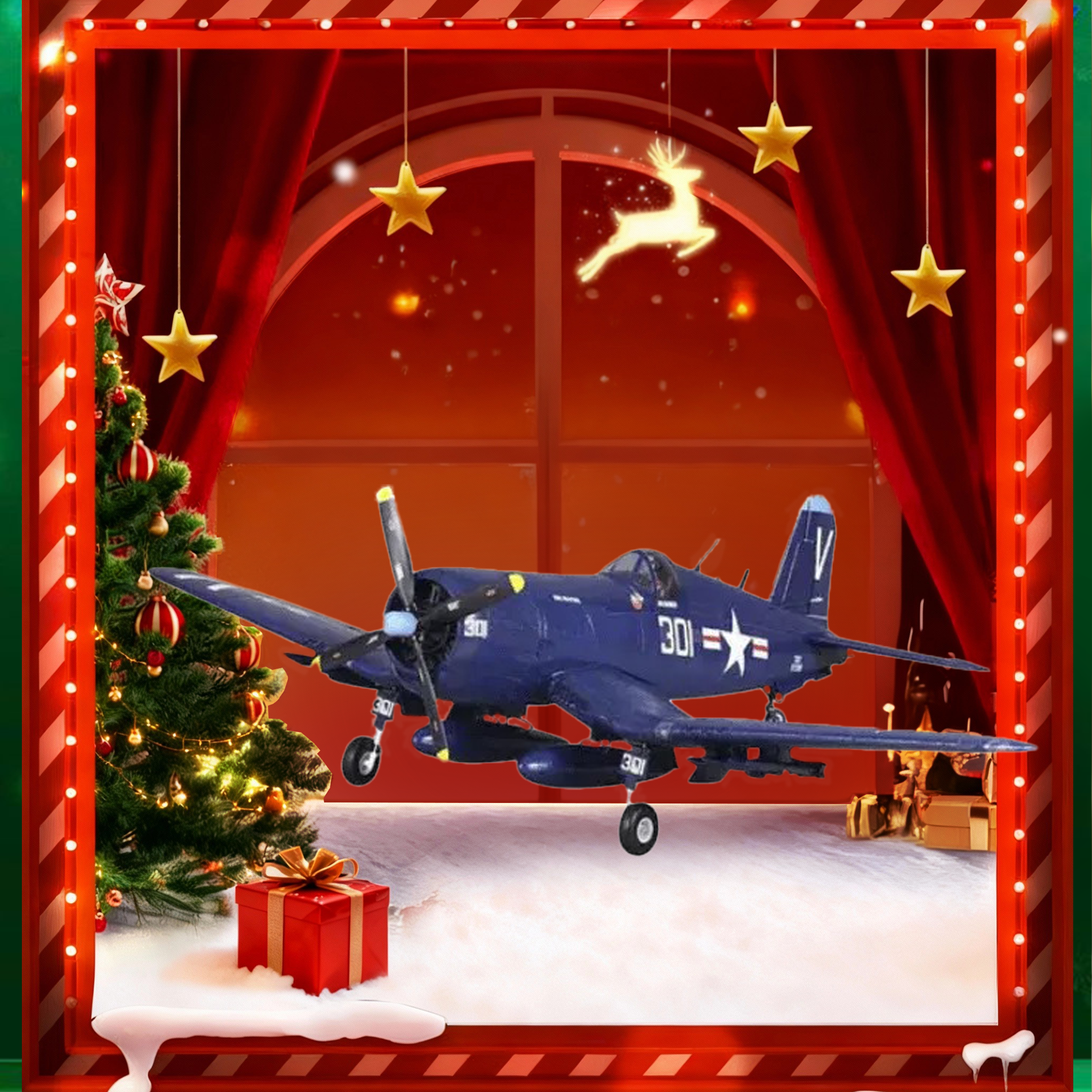 FMS 1400mm F4U Corsair PNP Blue