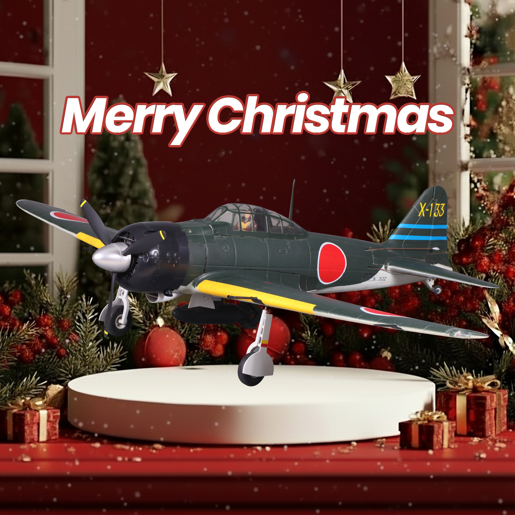 FMS 1400mm A6M3 Zero Green PNP