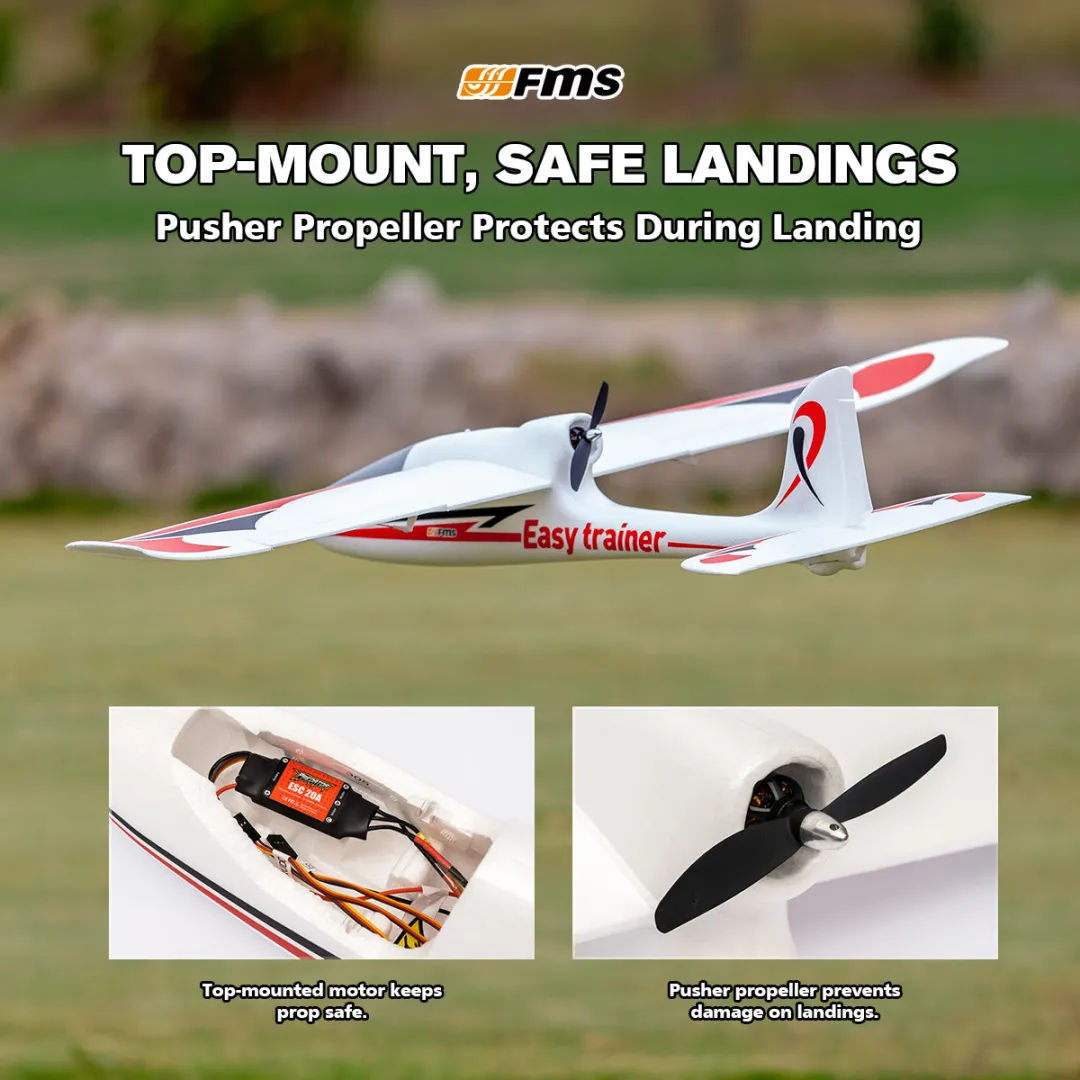 FMS 1280mm Easy Trainer Glider PNP / RTF-FMS051PRD