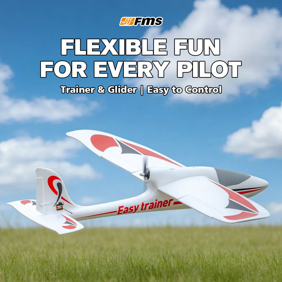FMS 1280mm Easy Trainer Glider PNP / RTF-FMS051PRD