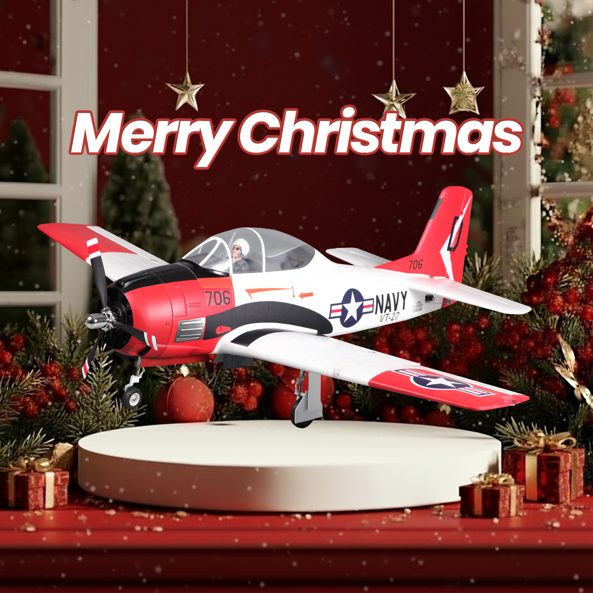 FMS 1400mm T-28D Trojan V4 PNP