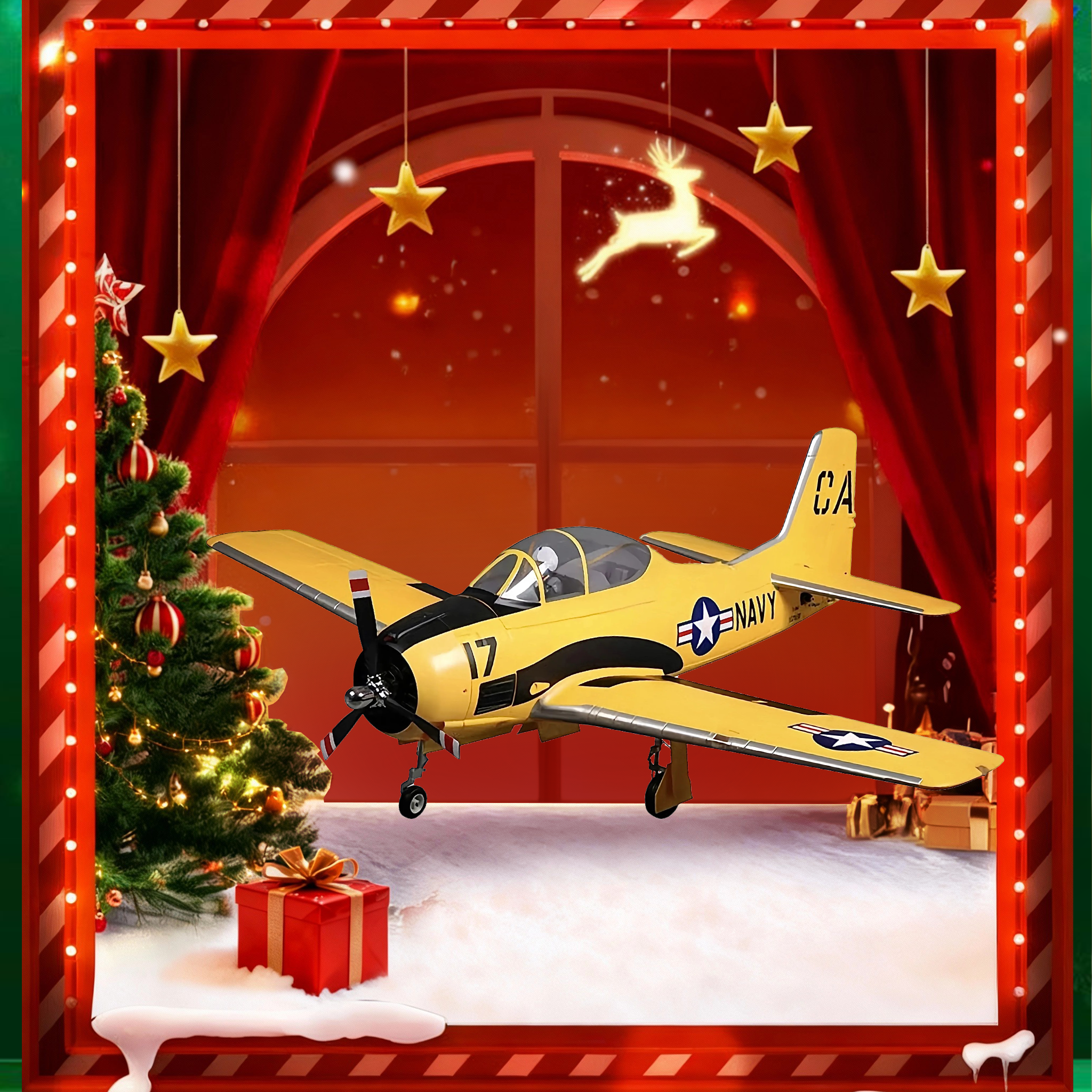 FMS 1400mm T28D V4 PNP Yellow