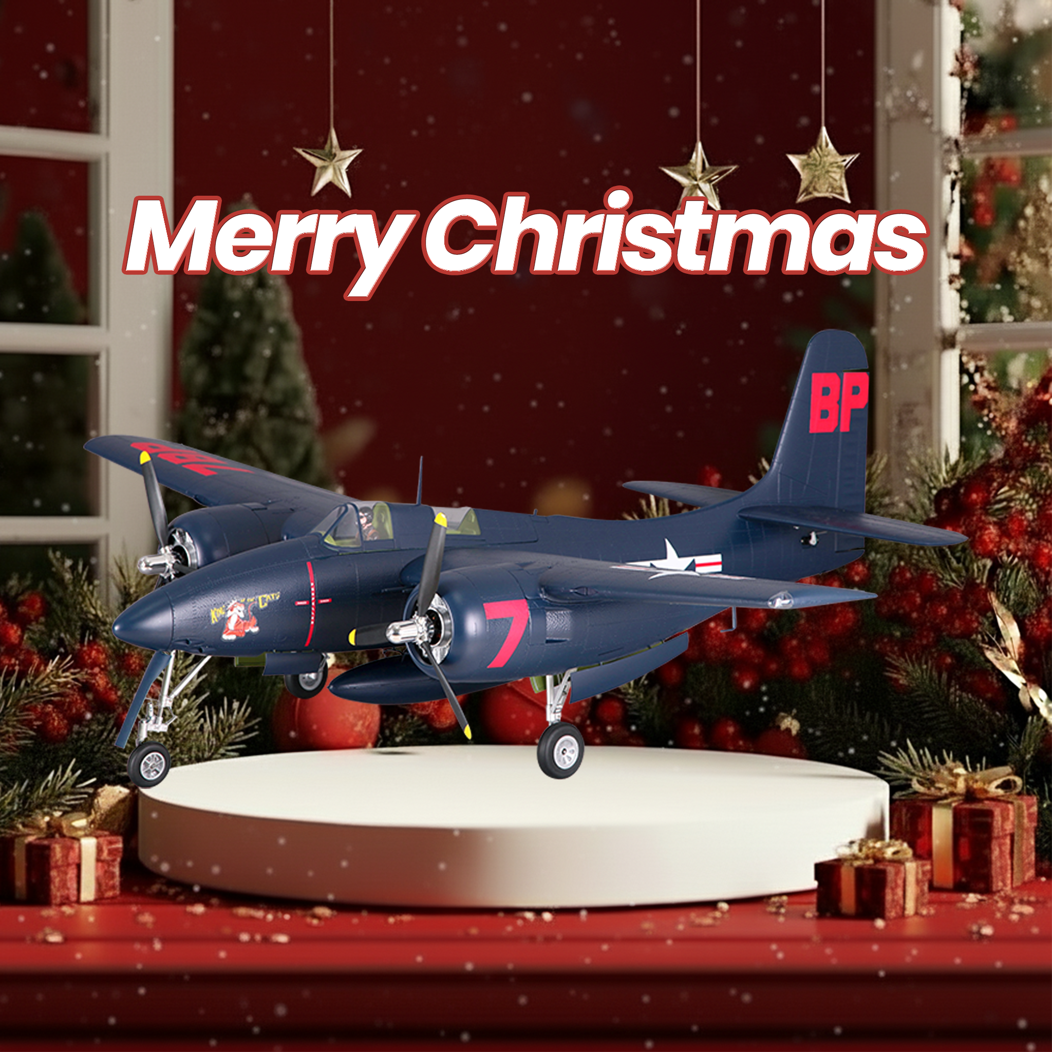 FMS F7F Tigercat 1700mm Blue PNP