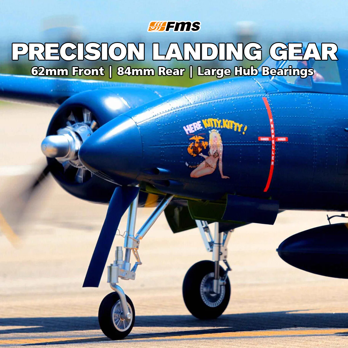 FMS 1700mm F7F Tigercat Blue PNP