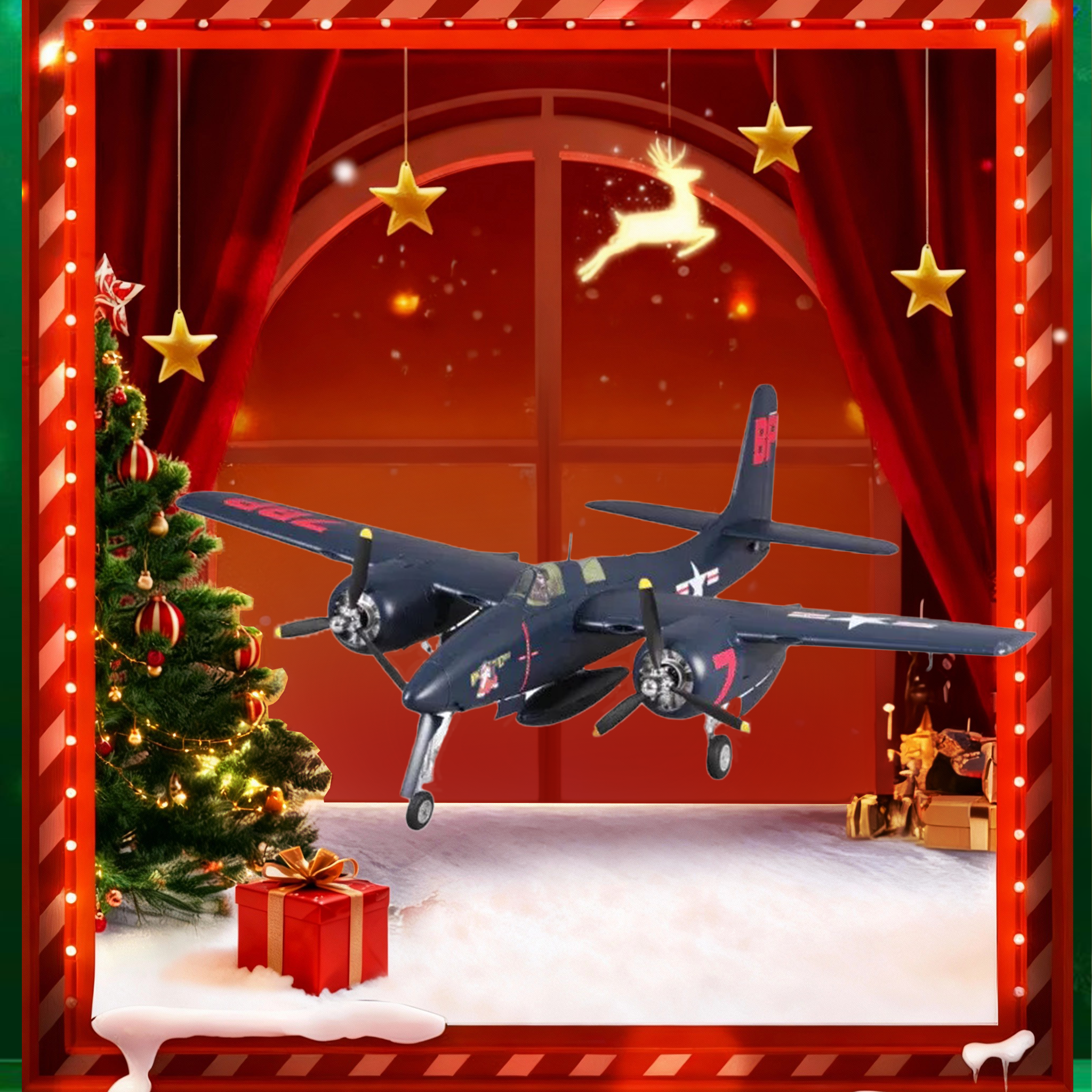 FMS F7F Tigercat 1700mm Blue PNP