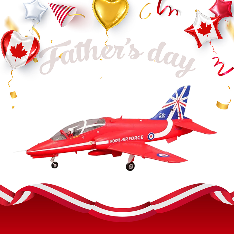 FMS 80mm BAE Hawk Red Arrow EDF PNP(Only Shipped to Canada)